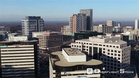 OverflightStock™ | Tysons, Virginia, USA. Pedestal reveal of the Tysons ...