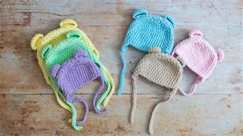 EASY Crochet Baby Hat with Ears (Beginner Friendly!) - YouTube