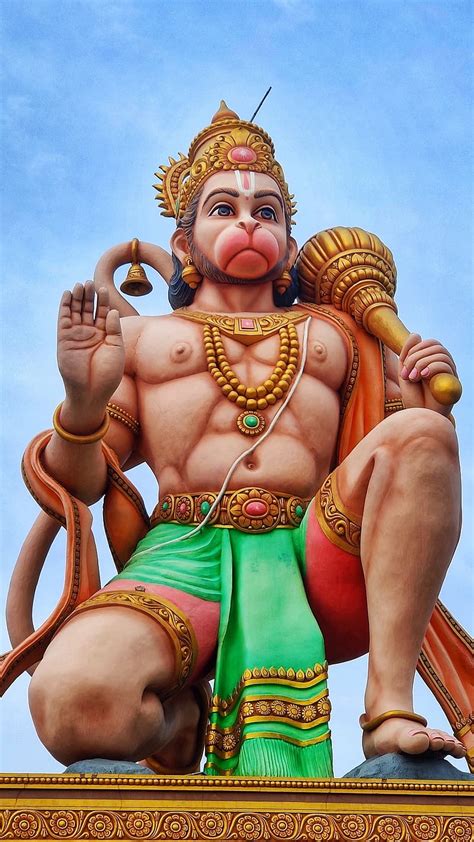 Hanuman Ji, Statue, lord, god, bajrangbali, HD phone wallpaper | Peakpx