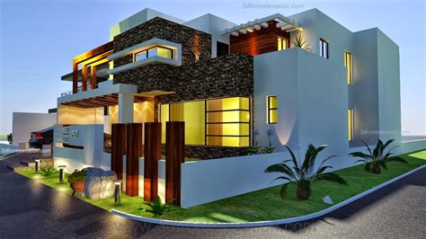 1 Kanal Modern House Elevation 1 Kanal House July 2024 - House Floor Plans