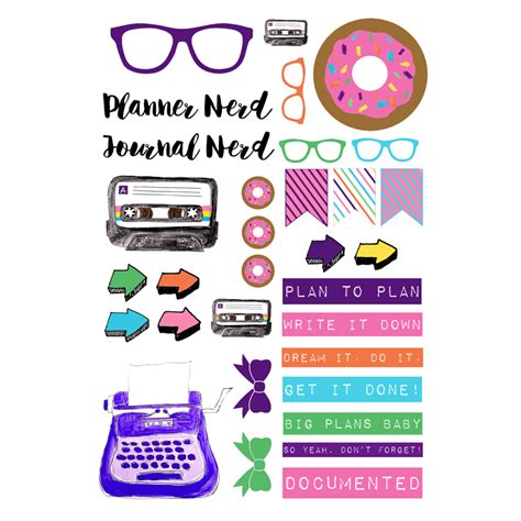 Planner Nerd Stickers - mrsbrimbles