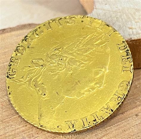 Gold Guinea coin year 1787. A 22K genuine antique full Guinea | Etsy