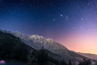 Orion and the Chilean Andes | In this photograph of landscap… | Flickr