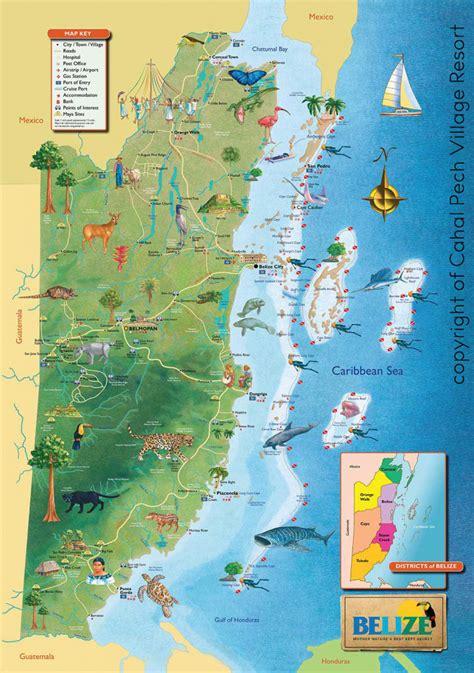 Belize Map | Map of Belize