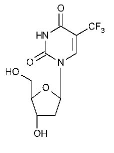 Trifluridine, chemical structure, molecular formula, Reference Standards