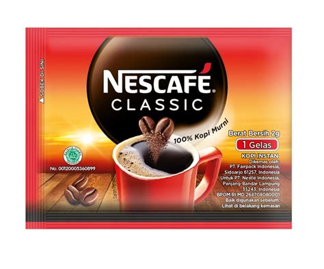 Kopi Nescafe Classic 2g: Nikmati Sensasi Khas Kopi Berkualitas Tinggi!