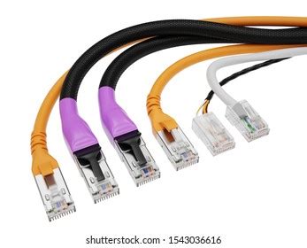 Different Lan Cable Types Categories 3d Stock Illustration 1543036616