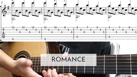 ROMANCE Guitar Fingerstyle Tab / Phân Tích / Level: ★☆☆ - YouTube