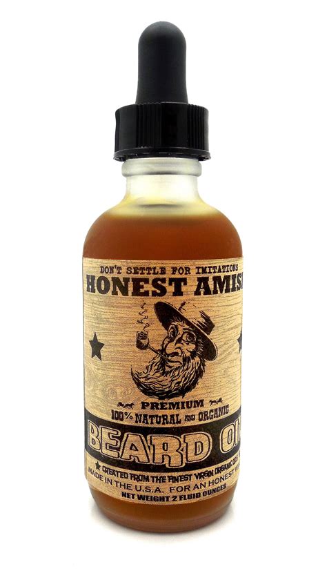 Honest Amish Premium Beard Oil 2 oz | Etsy