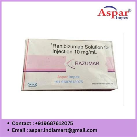 Ranibizumab Injection - Lucentis Injection Latest Price, Manufacturers ...