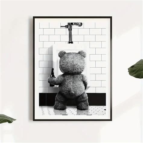 Canvas Poster Ted Movie Poster Funny Poster Art Funny Wall - Temu