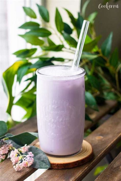 4-Ingredient Taro Milk Tea | Cookerru