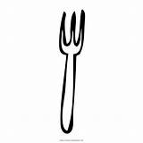 Fork Coloring Page  Ultra Pages sketch template