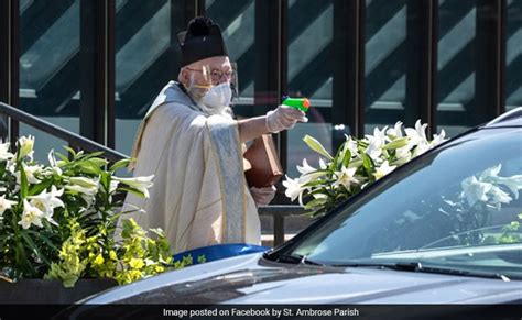 Viral: Priest Sprays Holy Water From Toy Gun To Maintain Social Distancing