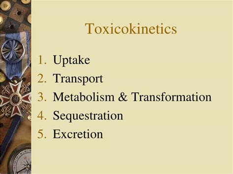 PPT - Toxicokinetics & Toxicodynamics PowerPoint Presentation, free download - ID:2159431