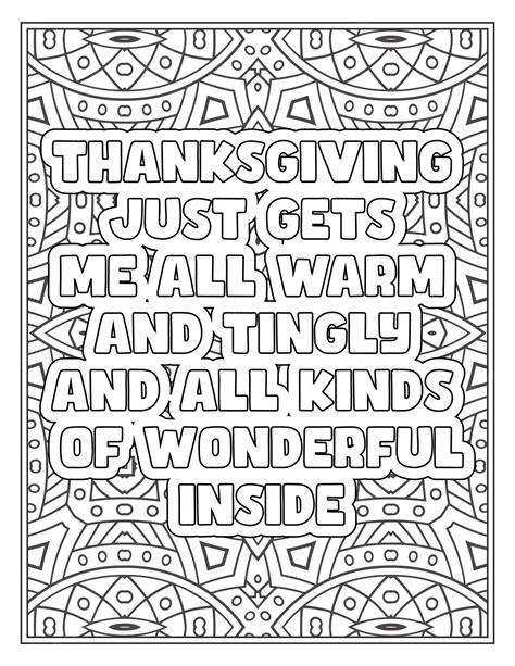 Premium Vector | Thanksgiving quotes coloring pages for coloring book