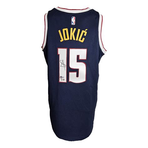 Nikola Jokic Signed Nuggets Nike Swingman Jersey (Beckett) | Pristine ...