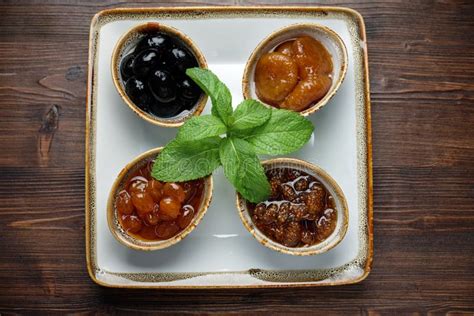 Different Jams. Restaurant Menu Stock Image - Image of jams, blueberry ...