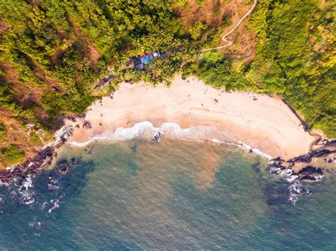 Aerial View of the Coastline of Vasco Da Gama in Goa India Stock Photo ...