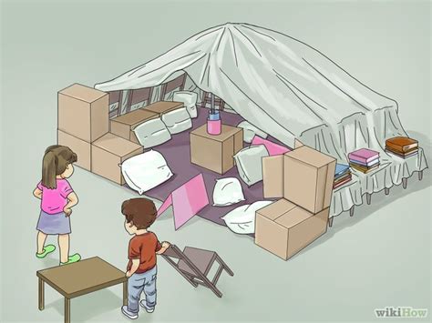 How to Make a Blanket Fort: 4 Easy Steps | Sleepover fort, Fun sleepover ideas, Blanket fort