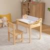 Costway Toddler Multi Activity Table With Chair Kids Art & Crafts Table ...
