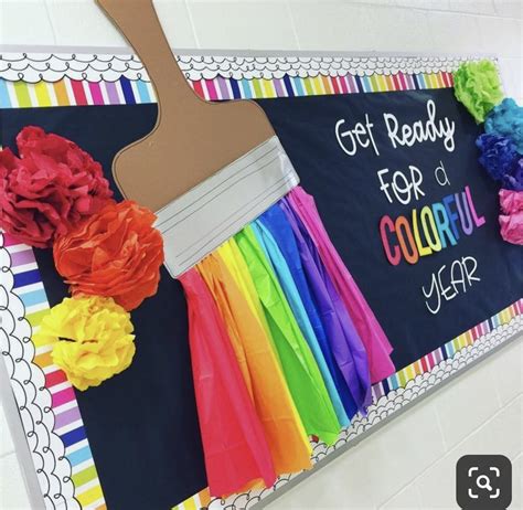 Get Ready for a Colorful Year! {katieplus4} | Diy classroom decorations ...