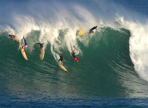 Five Maui surfers and a wannabe | Big wave surfing, Surfing waves, Surfing