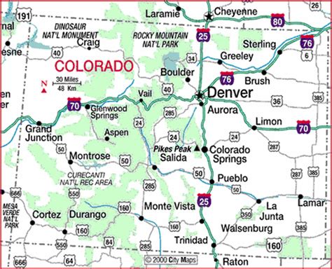 Maps - Colorful Colorado