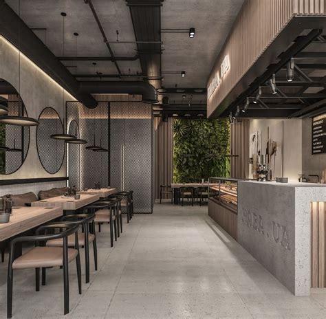 Bistro Interior, Coffee Shop Interior Design, Industrial Cafe ...