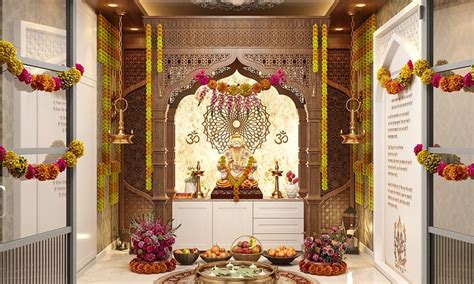 Ganesh Chaturthi Decoration Ideas At Home | Design Cafe