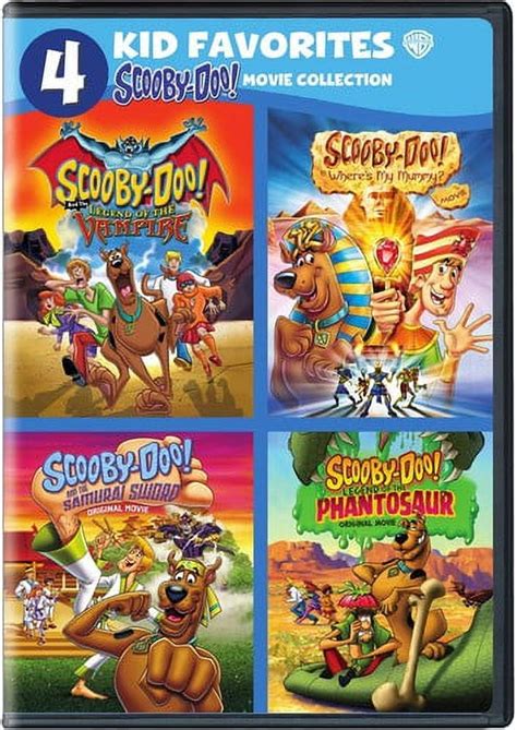 Family Adventure Movies: 4 Kid Favorites - Scooby-Doo! PG Rated DVD ...