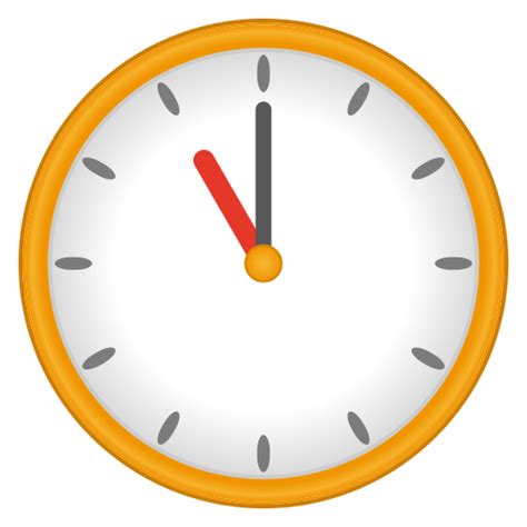 Clock Face Eleven Oclock | ID#: 1002 | Emoji.co.uk