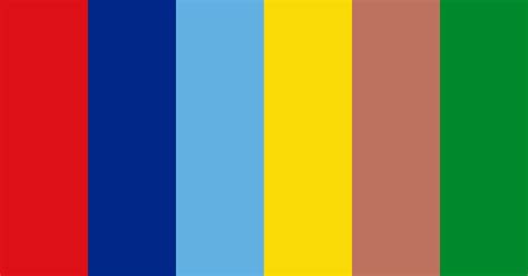 Sint Maarten Flag Colors » Country Flags » SchemeColor.com