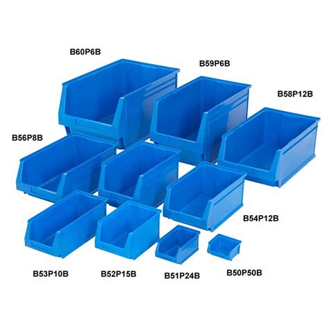 Small Parts Plastic Storage Bins 9 Sizes in 3 Colours