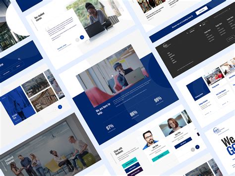 Glasgow Caledonian University: Component Refresh by Elliot Rylands on Dribbble