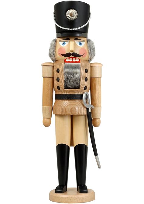 German nutcracker hussar natural, height 50 cm / 20 inch, original ...