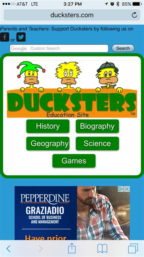 Ducksters Biography | Education sites, Science games, Study history