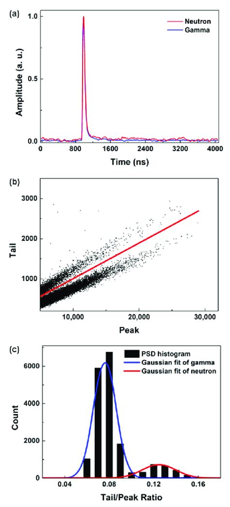 Signals detected with the neutron detector. (a) Pulse light detected ...