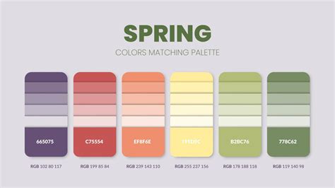 Spring color palettes or color schemes are trends combinations and palette guides this year ...