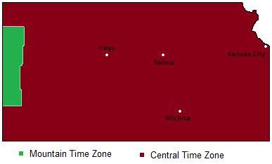 Wichita Kansas Time Zone Map | Weather Us Map