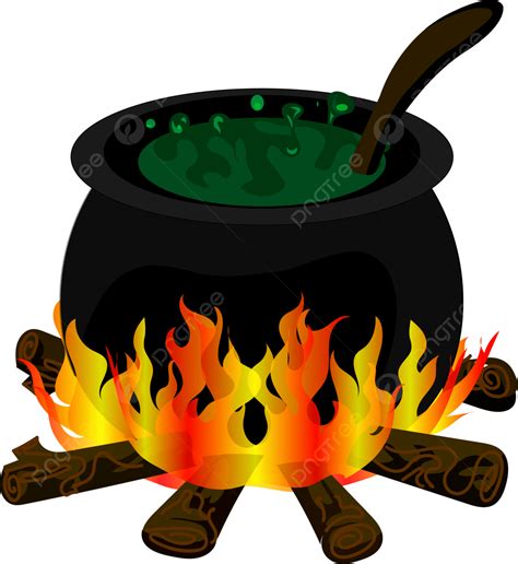 Witch S Cauldron, Witch Cauldron, Pot, Halloween PNG and Vector with Transparent Background for ...