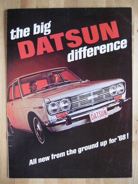 Datsun *** **** Bluebird, 1968 | Datsun 510, Datsun, Nissan cars