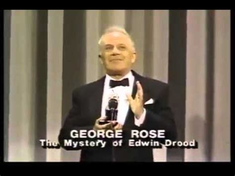 George Rose wins 1986 Tony Award for Best Actor in a Musical - YouTube