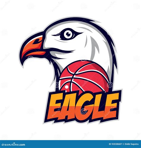 Eagle Logo for a Basketball Team Stock Vector - Illustration of artwork, logotype: 92038687