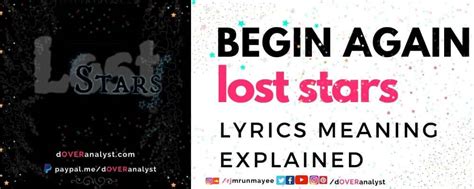 Lost Stars Song LYRICS Meaning EXPLAINED - what do Lost Stars Lyrics ...