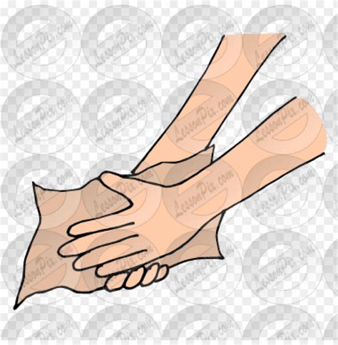 dry hands with paper towel clipart - dry hands with towel clip art PNG ...