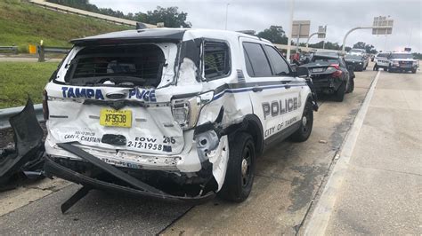 FHP: Multi-vehicle crash involving police SUV closed southbound I-275 ...