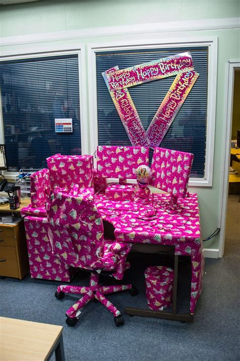 This is how we roll at TBTA on birthdays! #pranks #giftideas | Birthdays, Pranks, Birthday