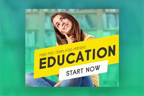 15 Free Education Banners Collection in PSD – Free PSD Templates