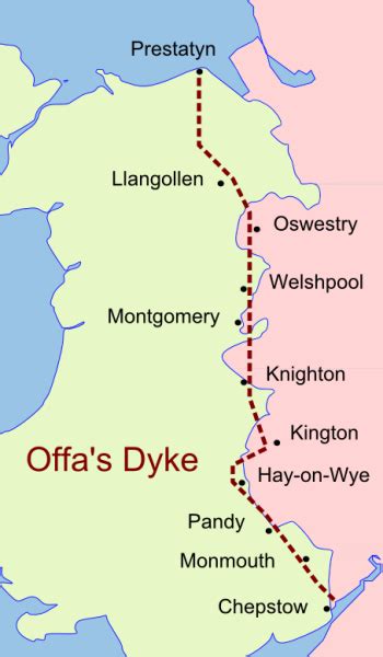 Offa's Dyke Whole Path from Prestatyn to Chesptow or Chepstow to Prestatyn